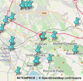 Mappa Via Giuseppe Alva, 00044 Frascati RM, Italia (6.233)