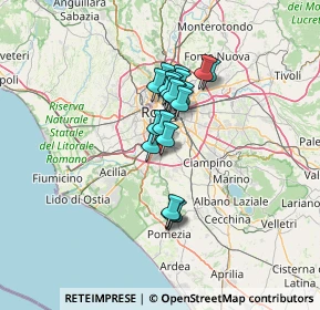 Mappa Via Giuseppe Lipparini, 00143 Roma RM, Italia (9.711)