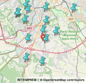 Mappa Via Giuseppe Lipparini, 00143 Roma RM, Italia (4.725)