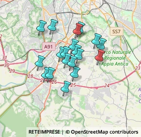 Mappa Via Giuseppe Lipparini, 00143 Roma RM, Italia (2.65421)