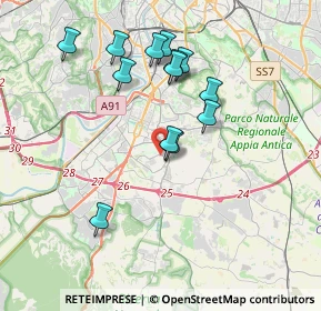 Mappa Via Giuseppe Lipparini, 00143 Roma RM, Italia (3.69)