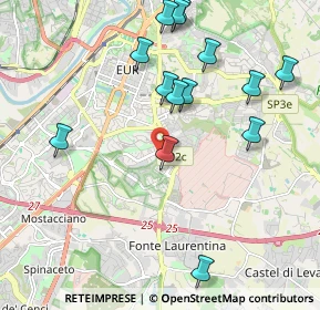 Mappa Via Giuseppe Lipparini, 00143 Roma RM, Italia (2.32571)