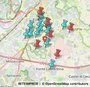 Mappa Via Giuseppe Lipparini, 00143 Roma RM, Italia (1.5445)