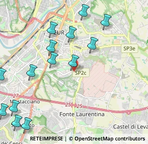 Mappa Via Giuseppe Lipparini, 00143 Roma RM, Italia (2.79857)