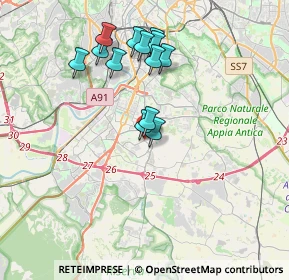 Mappa Via Silone Ignazio, 00143 Roma RM, Italia (3.54923)