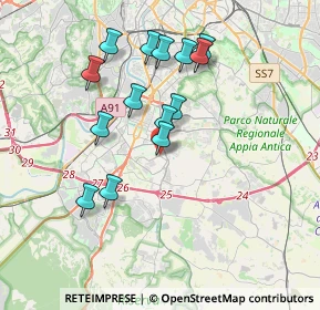 Mappa Via Silone Ignazio, 00143 Roma RM, Italia (3.61286)