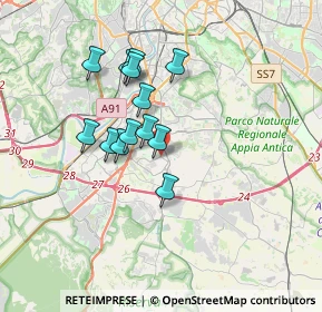 Mappa Via Silone Ignazio, 00143 Roma RM, Italia (2.96692)