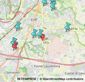 Mappa Via Silone Ignazio, 00143 Roma RM, Italia (2.87083)