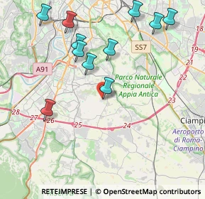 Mappa Via Zanetta Abigaille, 00143 Roma RM, Italia (4.76909)