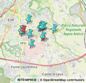 Mappa Via Zanetta Abigaille, 00143 Roma RM, Italia (1.39769)