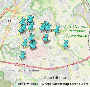 Mappa Via Zanetta Abigaille, 00143 Roma RM, Italia (1.67611)