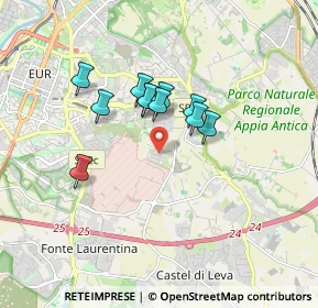 Mappa Via Zanetta Abigaille, 00143 Roma RM, Italia (1.35909)