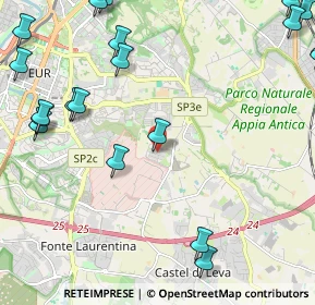 Mappa Via Zanetta Abigaille, 00143 Roma RM, Italia (3.3685)