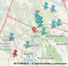 Mappa 00044 Frascati RM, Italia (4.27385)
