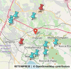 Mappa 00044 Frascati RM, Italia (5.26818)