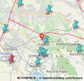 Mappa 00044 Frascati RM, Italia (5.89909)
