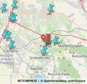 Mappa 00044 Frascati RM, Italia (5.42571)