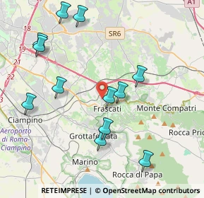 Mappa 00044 Frascati RM, Italia (4.59583)