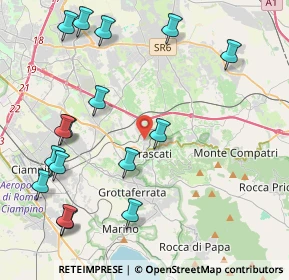 Mappa 00044 Frascati RM, Italia (5.38563)