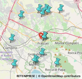 Mappa 00044 Frascati RM, Italia (4.85571)