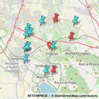 Mappa 00044 Frascati RM, Italia (4.505)
