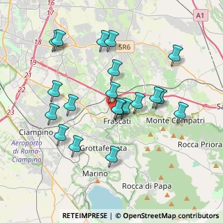 Mappa 00044 Frascati RM, Italia (3.9085)