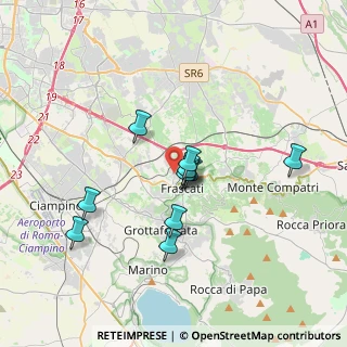 Mappa 00044 Frascati RM, Italia (3.04364)