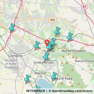 Mappa 00044 Frascati RM, Italia (4.28727)