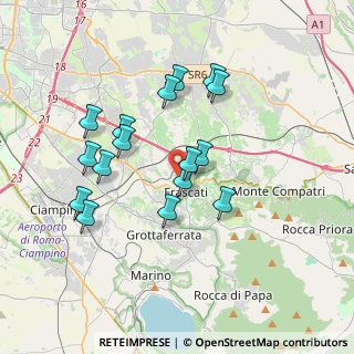 Mappa 00044 Frascati RM, Italia (3.52438)
