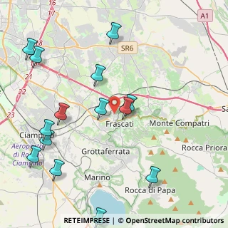 Mappa 00044 Frascati RM, Italia (5.38643)