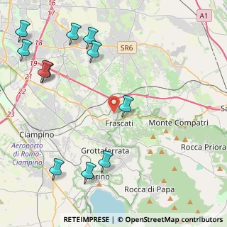 Mappa 00044 Frascati RM, Italia (5.99636)