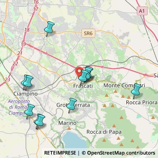 Mappa 00044 Frascati RM, Italia (4.64833)