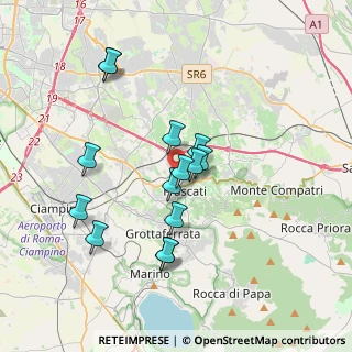 Mappa 00044 Frascati RM, Italia (3.44857)