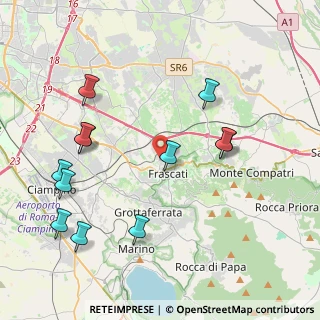 Mappa 00044 Frascati RM, Italia (4.83083)