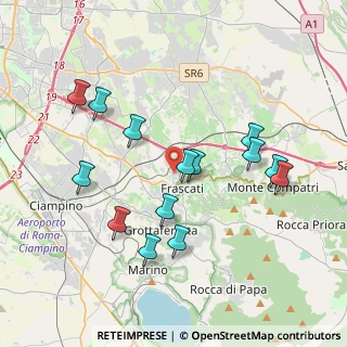 Mappa 00044 Frascati RM, Italia (4.03786)