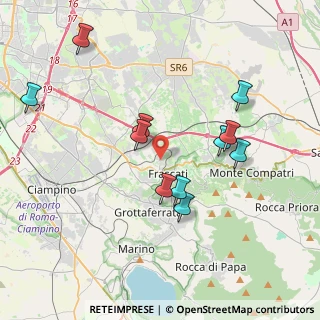 Mappa 00044 Frascati RM, Italia (4.04182)