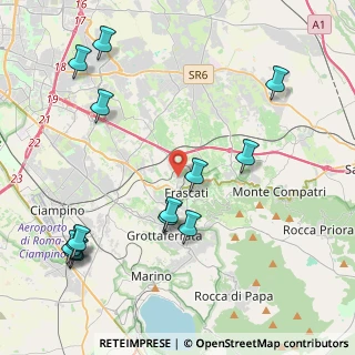 Mappa 00044 Frascati RM, Italia (5.35571)