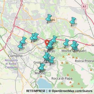 Mappa 00044 Frascati RM, Italia (3.56056)