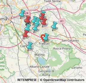Mappa 00044 Frascati RM, Italia (6.91571)