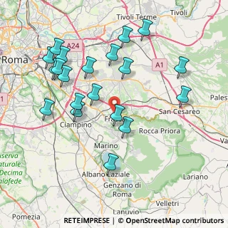Mappa 00044 Frascati RM, Italia (8.9405)