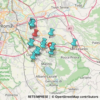 Mappa 00044 Frascati RM, Italia (6.32733)