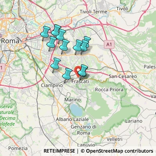 Mappa 00044 Frascati RM, Italia (6.55308)