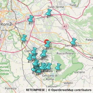 Mappa 00044 Frascati RM, Italia (9.291)