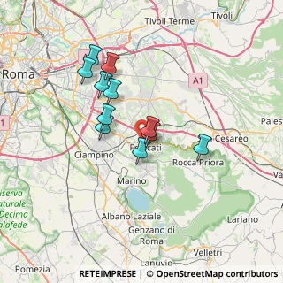 Mappa 00044 Frascati RM, Italia (6.19)