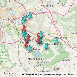 Mappa 00044 Frascati RM, Italia (6.60529)