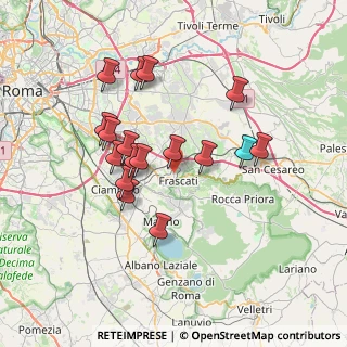 Mappa 00044 Frascati RM, Italia (6.80471)