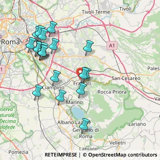 Mappa 00044 Frascati RM, Italia (9.2815)