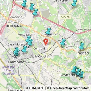 Mappa Via XXII Rubbia, 00044 Frascati RM, Italia (3.29235)