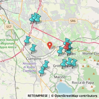 Mappa Via XXII Rubbia, 00044 Frascati RM, Italia (4.194)