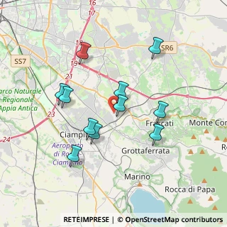 Mappa Via XXII Rubbia, 00044 Frascati RM, Italia (3.58)